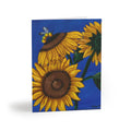 Sunflower Bee Greeting Cards — Blank Note Cards (8/16/24 Pack)