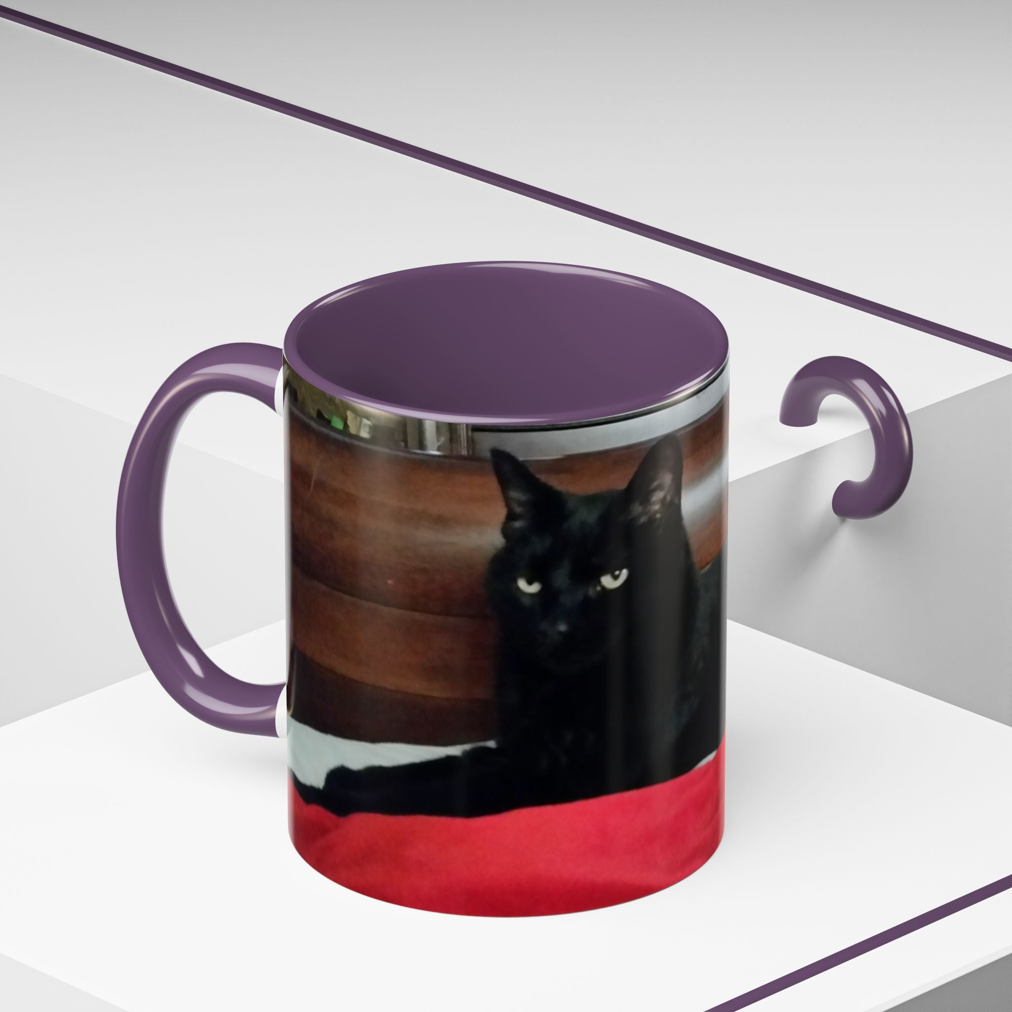Put Your Pet in Print! — Cozy Cat Photo Mug (11/15 oz)