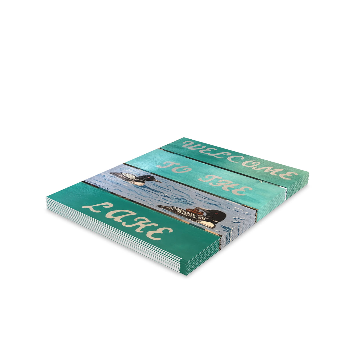 Lake Welcome Greeting Cards — "Welcome to the Lake" Note Cards (8/16/24 pcs)