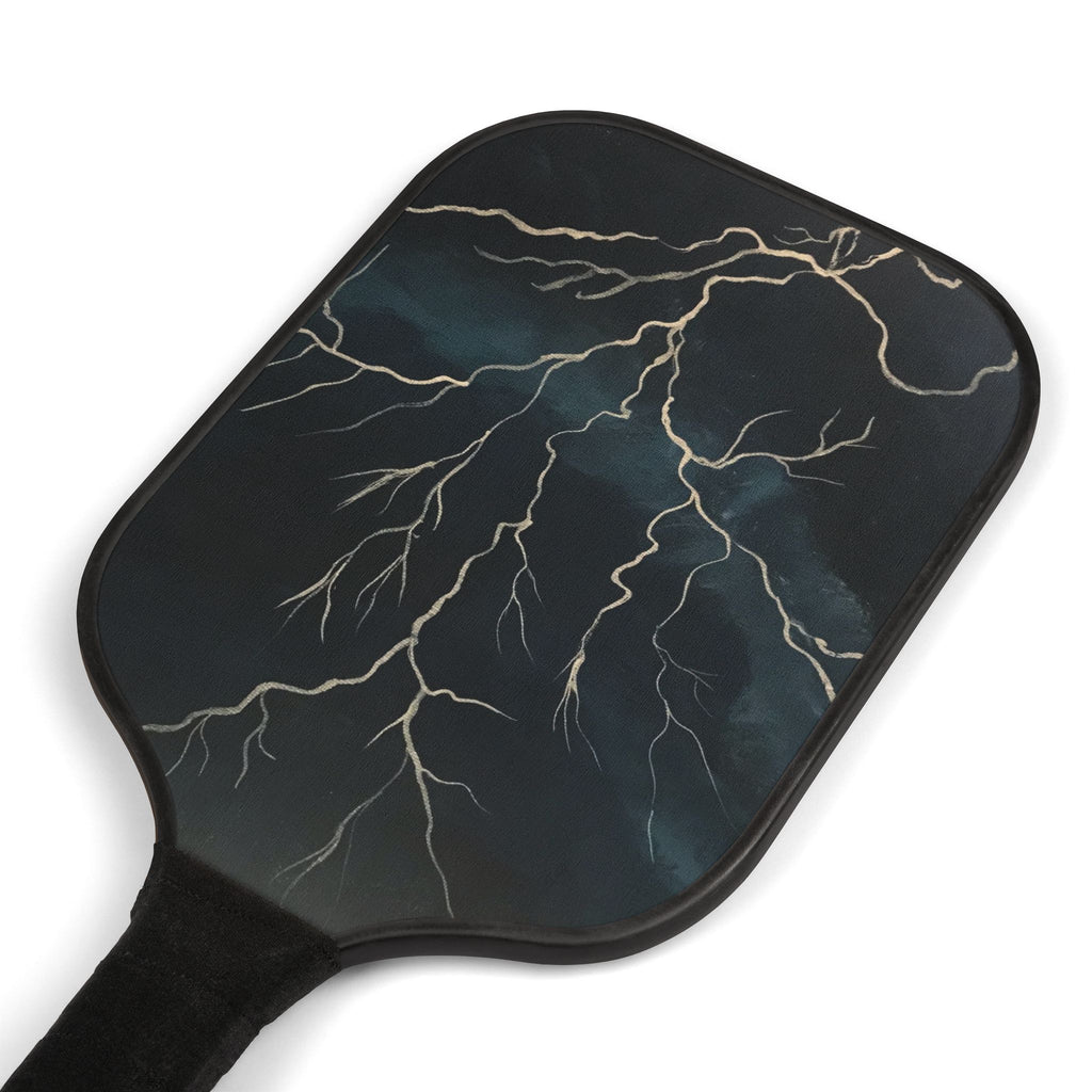 Lightning Storm Pickleball Paddles Set — Graphic Pickleball Kit with Thunder Design