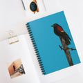 The Red-Winged Blackbird — Original Hand-Painted Art Spiral Notebook