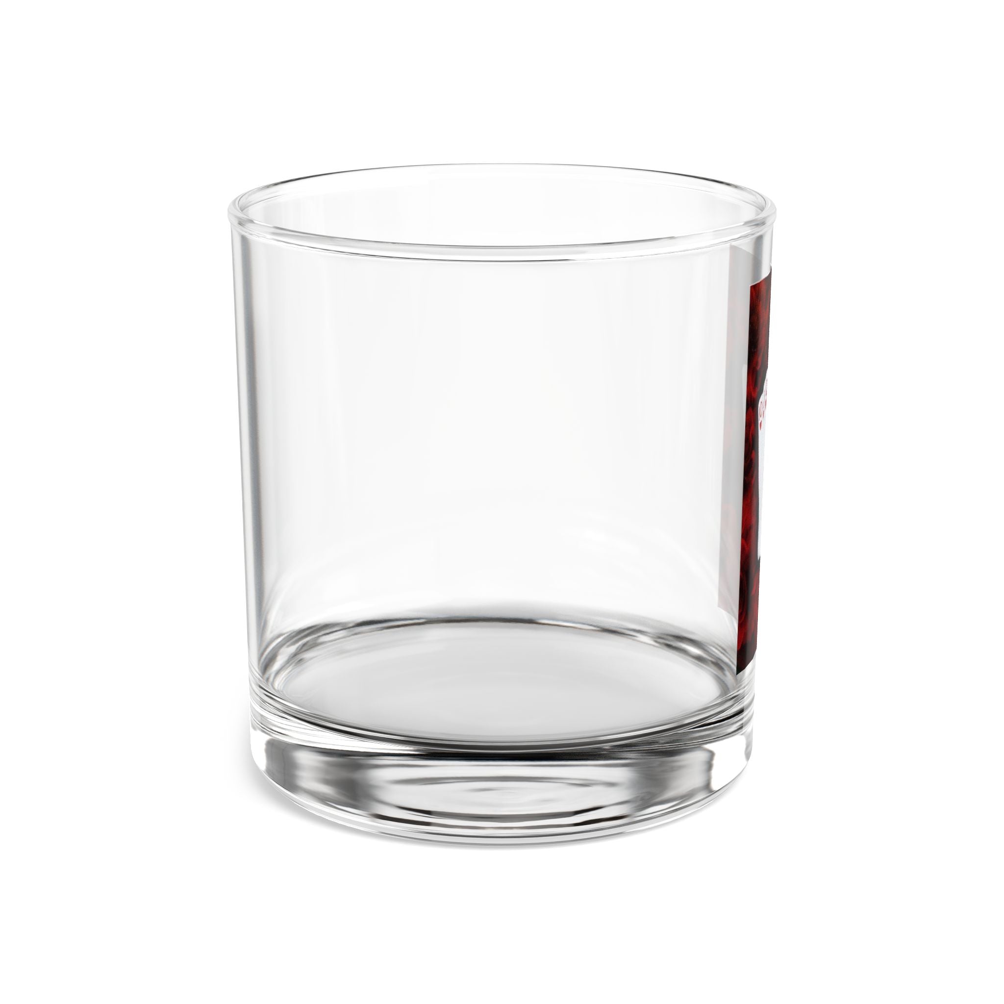 Poker Night 10oz Rocks Glass — Royal Flush Playing Cards Design