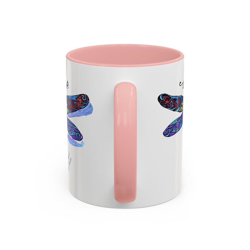 Dragonfly Motif Accent Coffee Mug (11, 15oz)