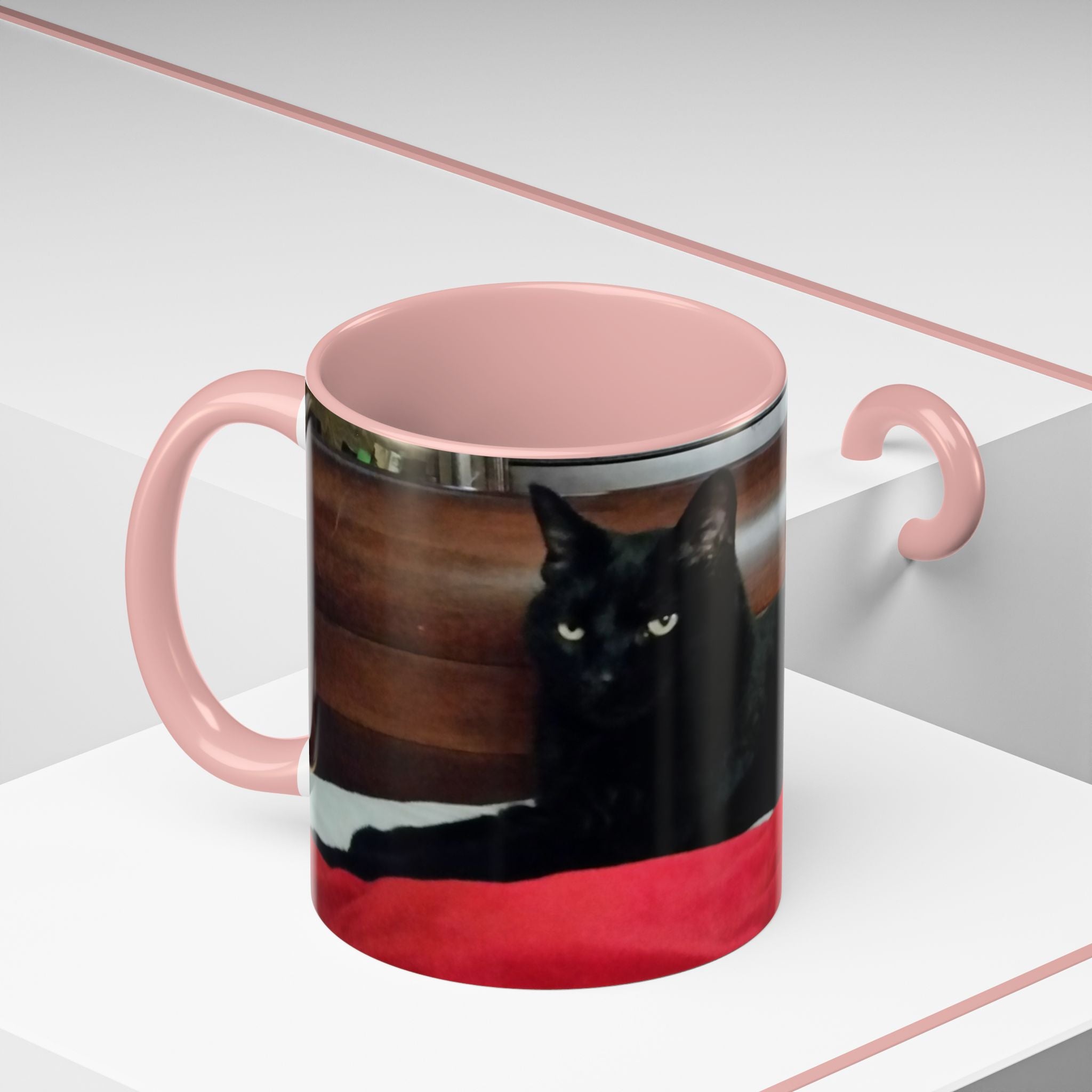Put Your Pet in Print! — Cozy Cat Photo Mug (11/15 oz)
