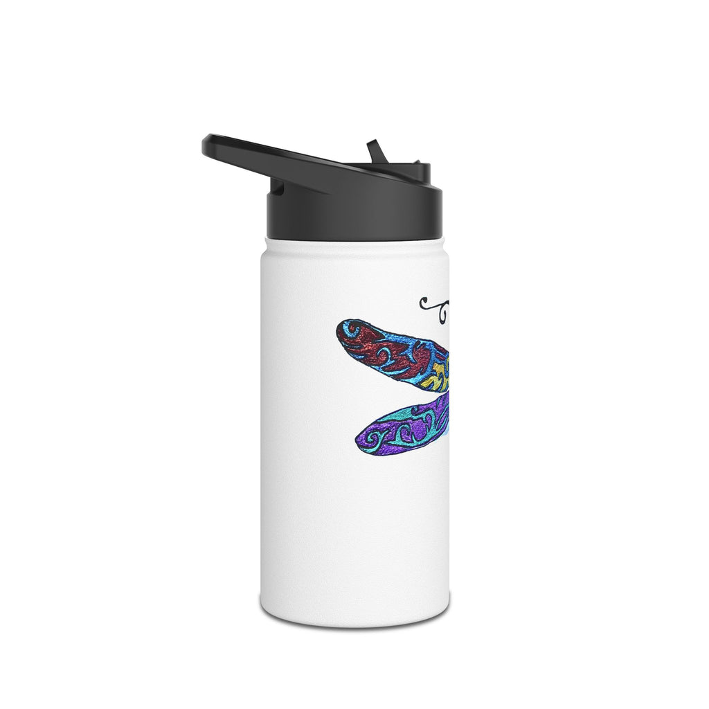 Dragonfly Water Bottle — Colorful Boho Stainless Steel Bottle