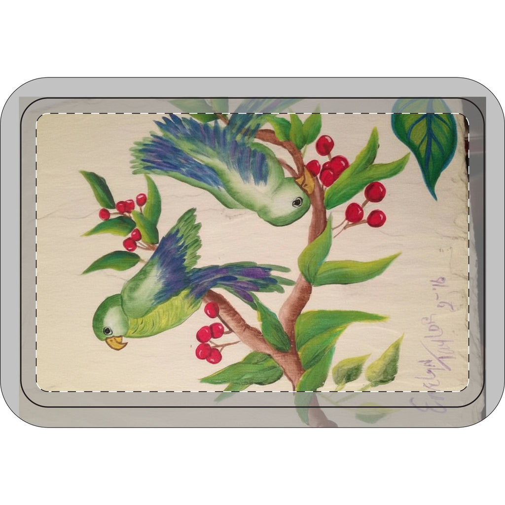 Parrot Botanical Toilet Three-Piece Set