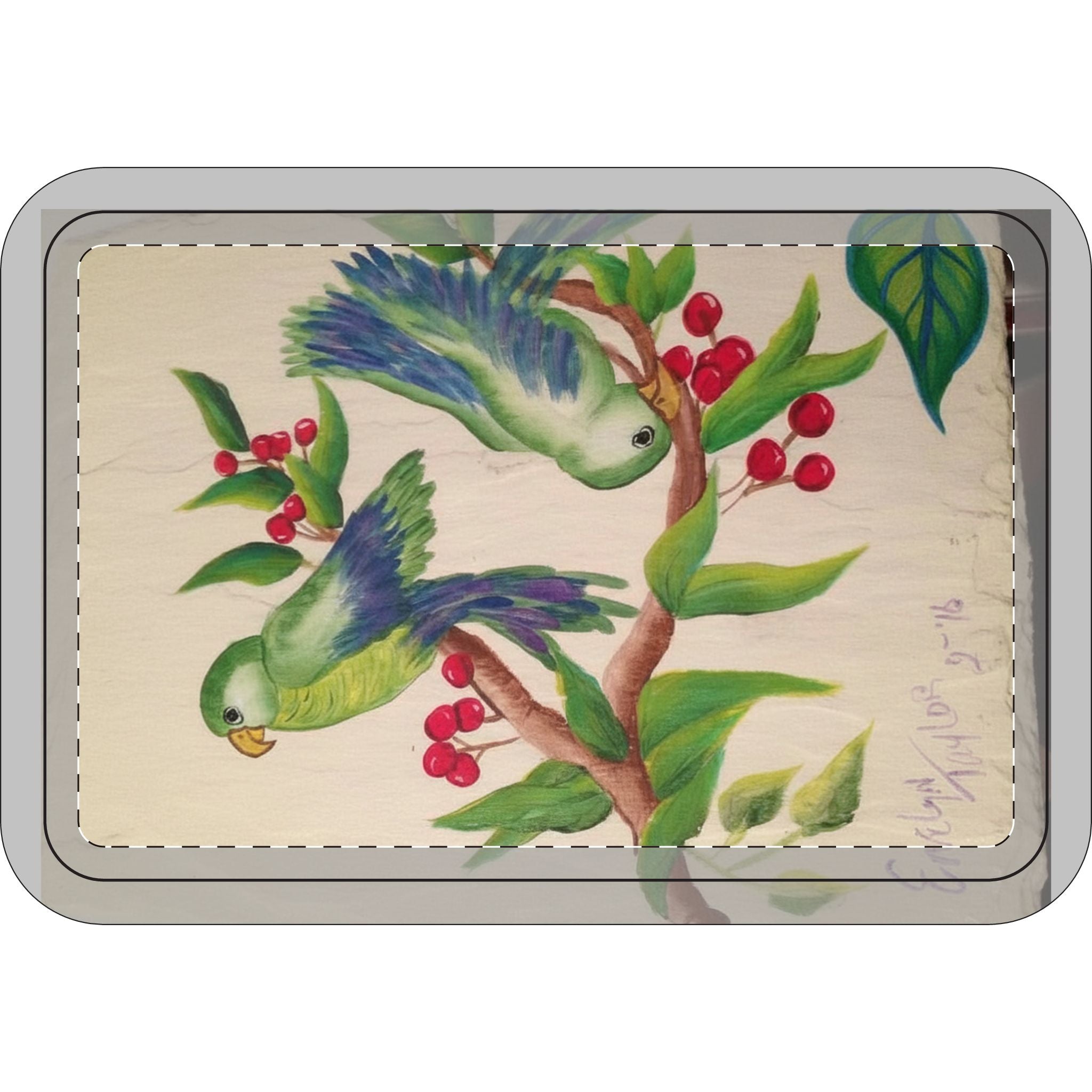 Parrot Botanical Toilet Three-Piece Set