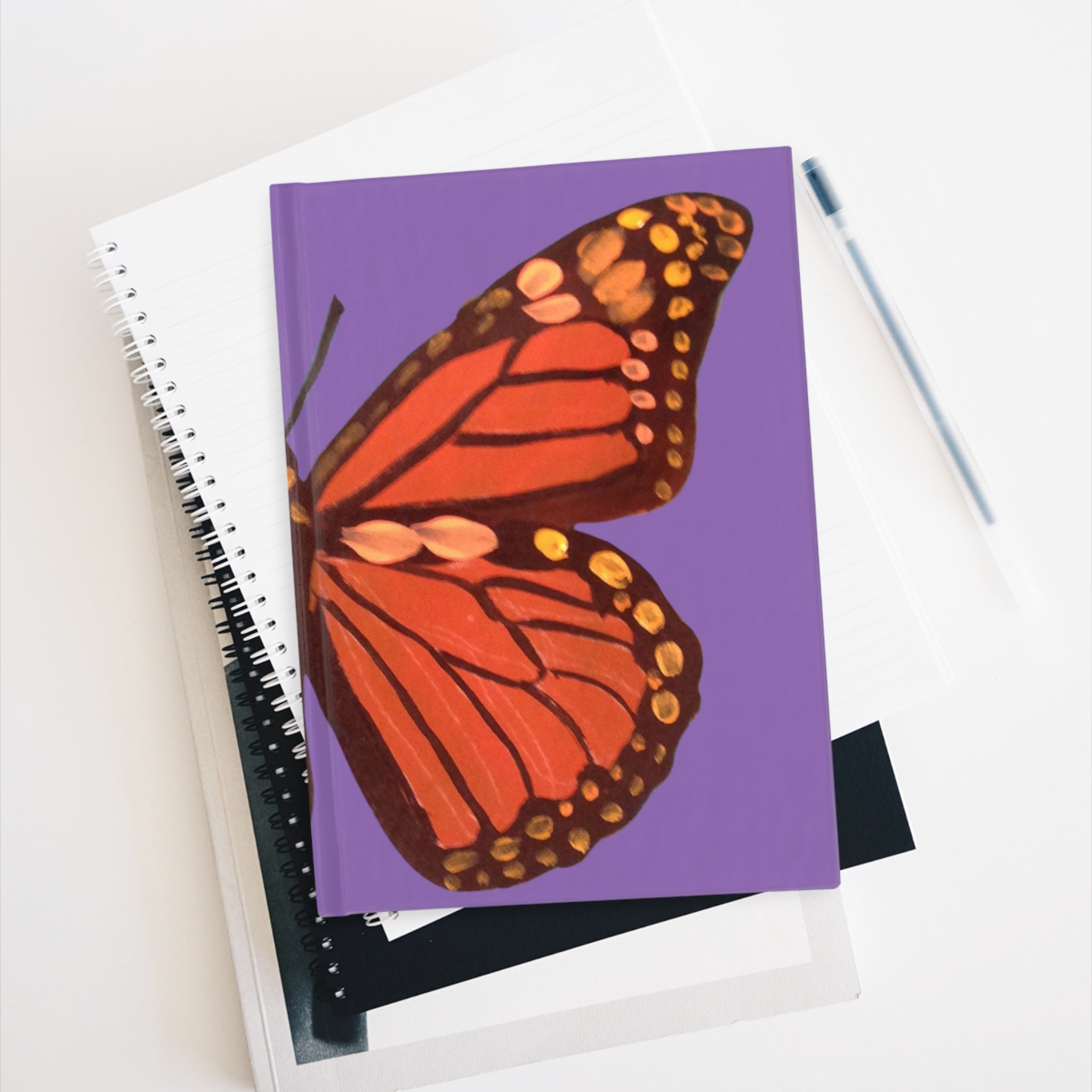 Monarch Butterfly Ruled Journal — Lined Notebook for Nature Lovers & Daily Writing