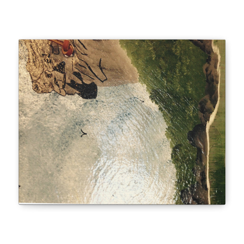 Old Man in the Mountain NH Matte Canvas Print — Stretched 1.25" Wall Art