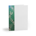 Dragonfly Border Greeting Cards — Blank Note Cards (Pack of 8/16/24)