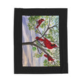 Cardinal Trio – Original Hand-Painted Acrylic Painting