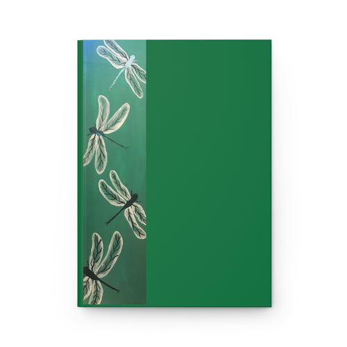 Dragonfly — Green Hardcover Journal