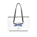 Dragonfly Art PU Shoulder Bag – Colorful Boho Tote for Everyday & Gifts