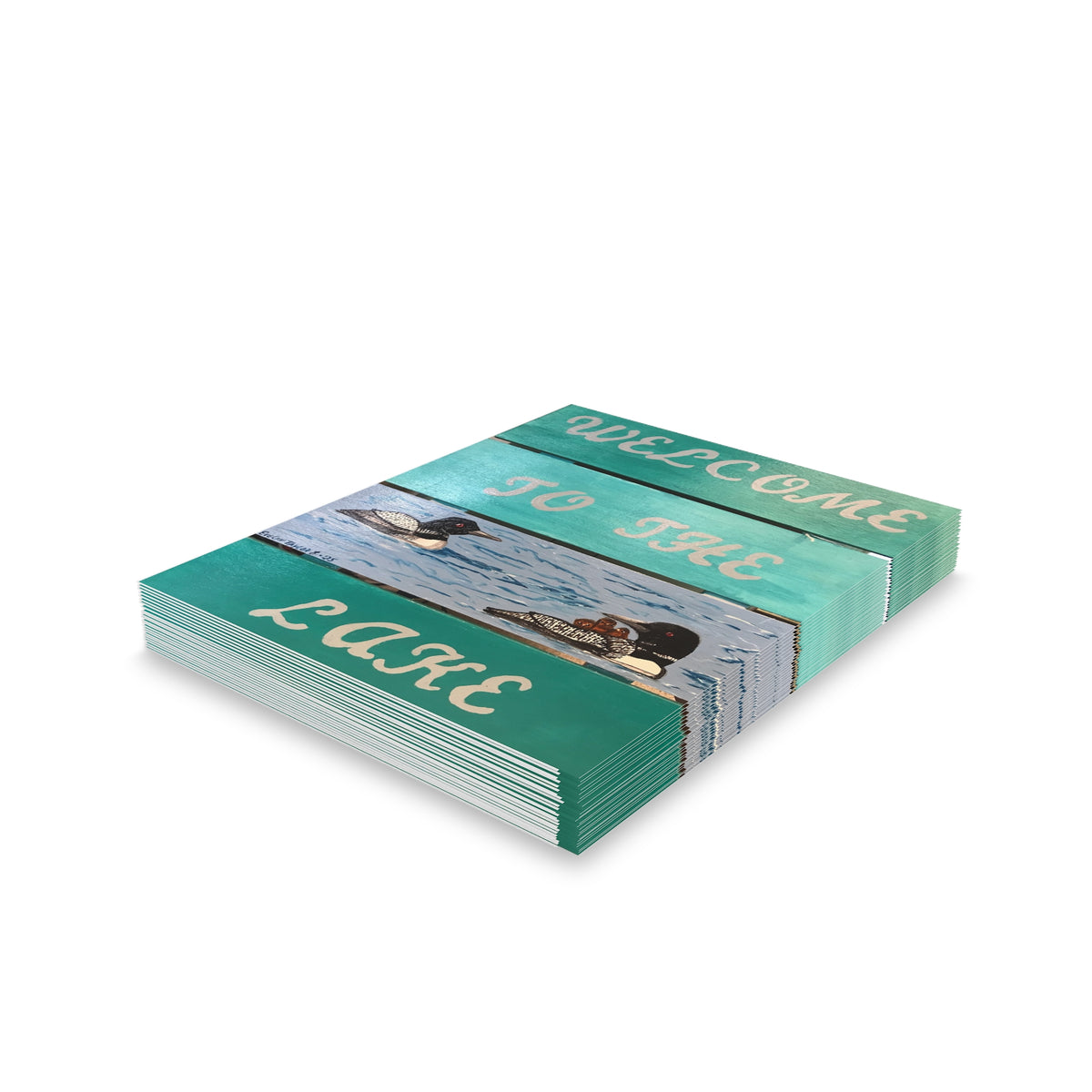 Lake Welcome Greeting Cards — "Welcome to the Lake" Note Cards (8/16/24 pcs)