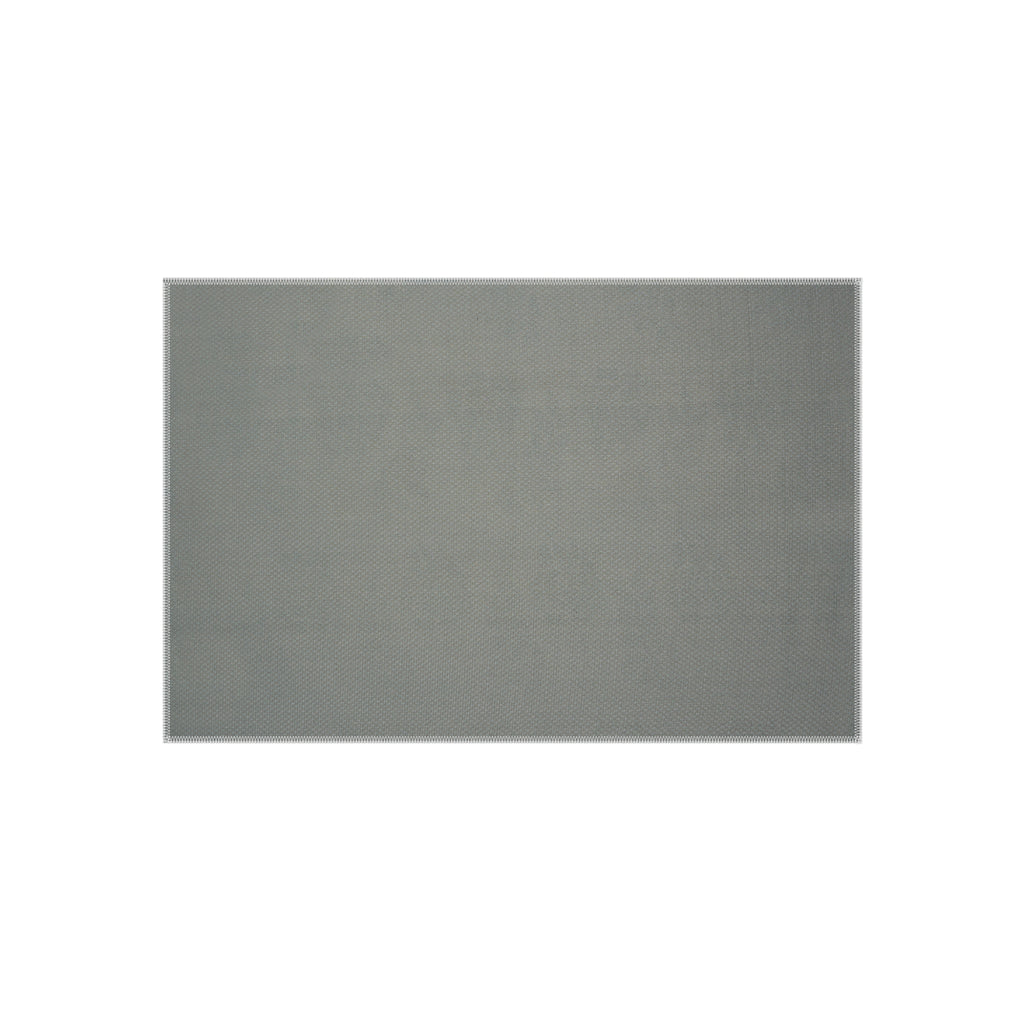 Outdoor Rug — Lifelike Striper Fish Catch Design | Coastal Fishing Patio Mat