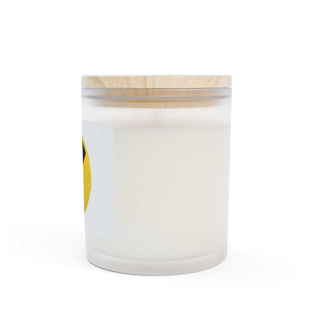 Frosted Glass Candle — Nefertiti Profile Scented Candle (11oz)