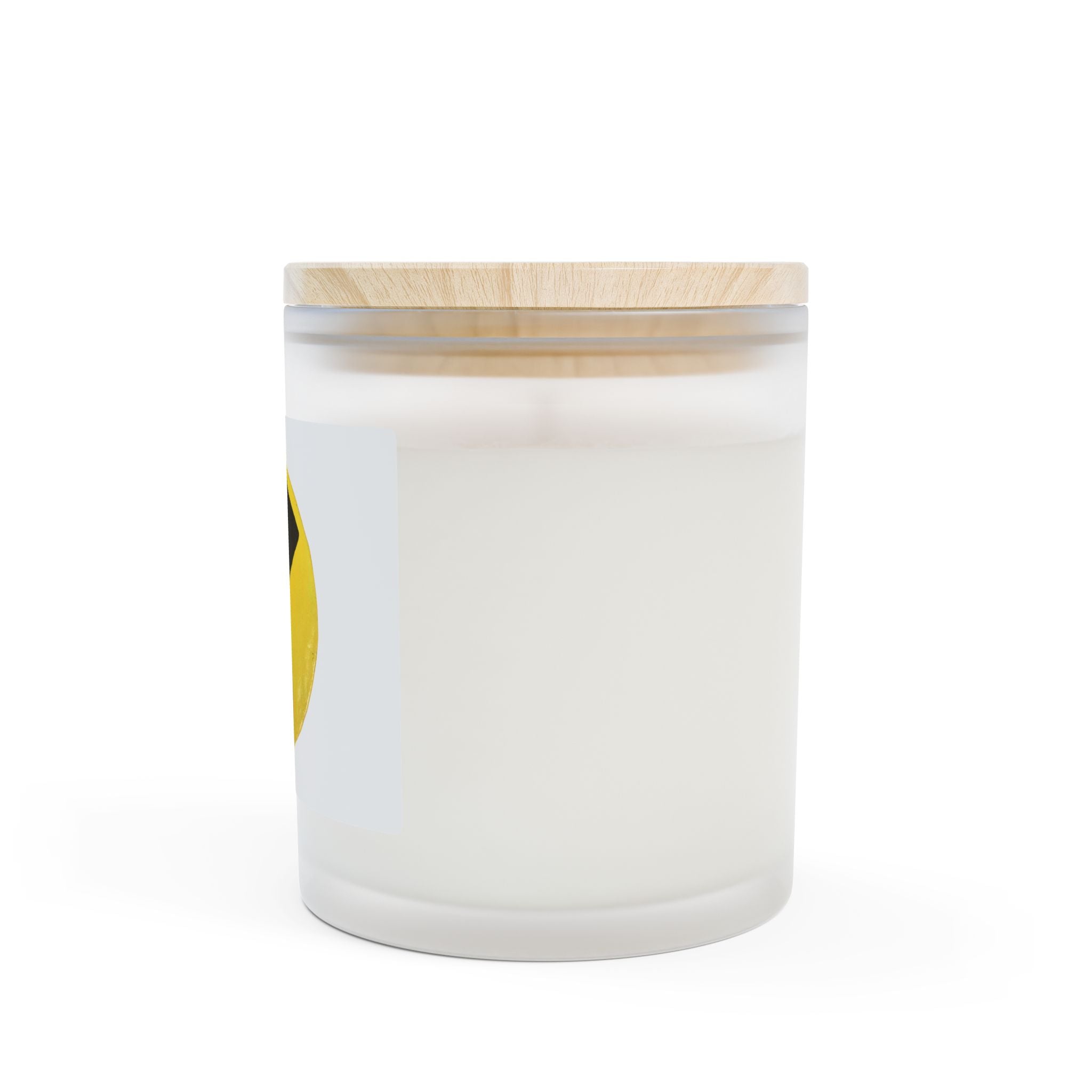 Frosted Glass Candle — Nefertiti Profile Scented Candle (11oz)