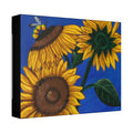 Sunflower Canvas Wall Art — Vibrant Bee & Sunflowers Stretched Canvas