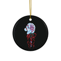 The Candy Cane Hobby Horse — Hand-Painted Holiday Ornament