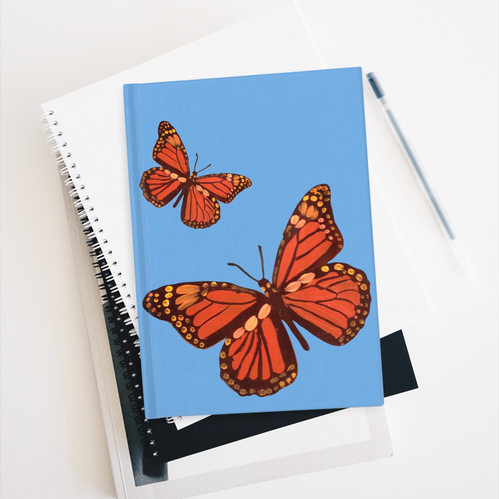 Monarch Butterfly Ruled Journal – Lined Notebook for Nature Lovers & Daily Notes