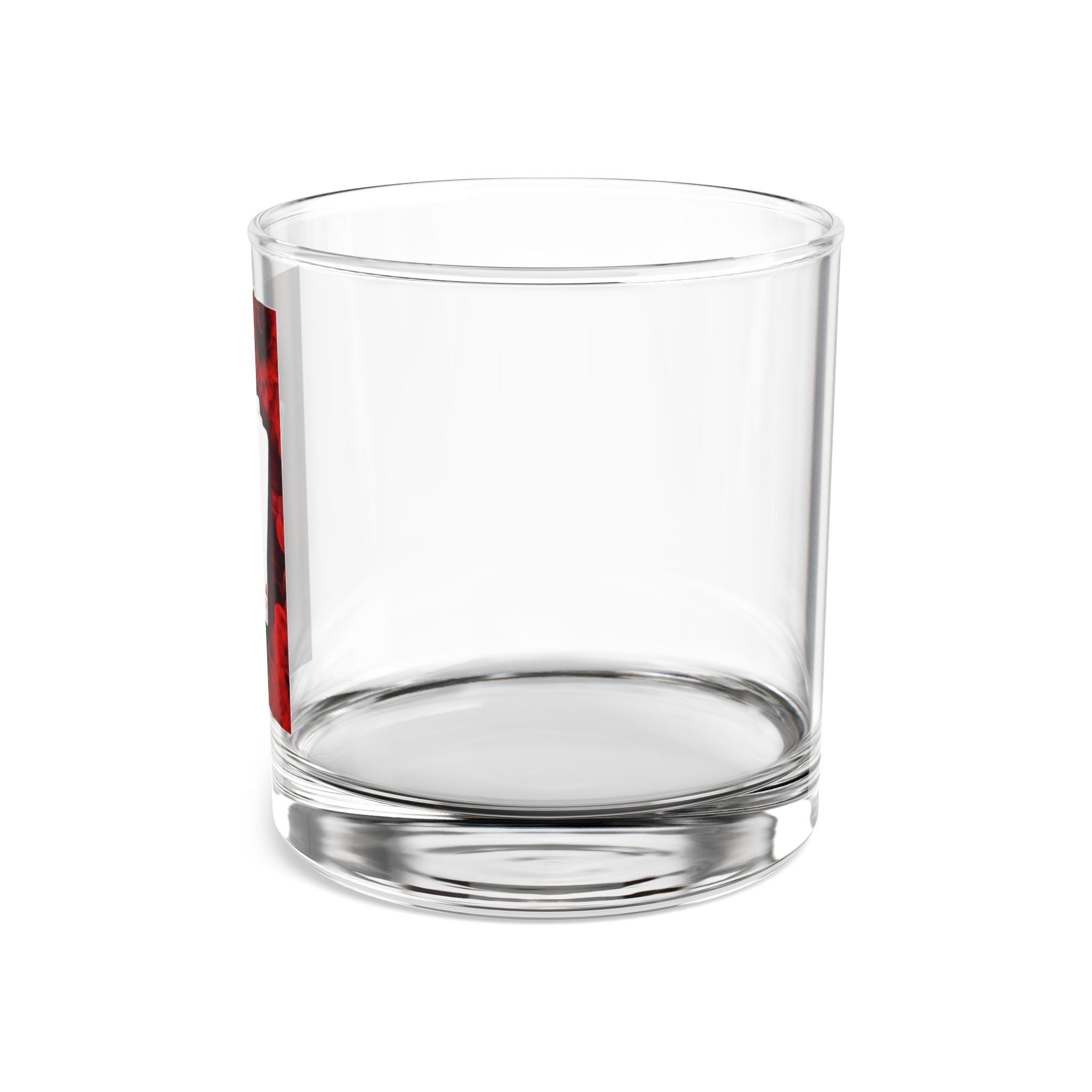 Poker Night 10oz Rocks Glass — Royal Flush Playing Cards Design