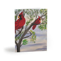 Cardinals in Spring — Blank Greeting Cards (Set of 8/16/24)