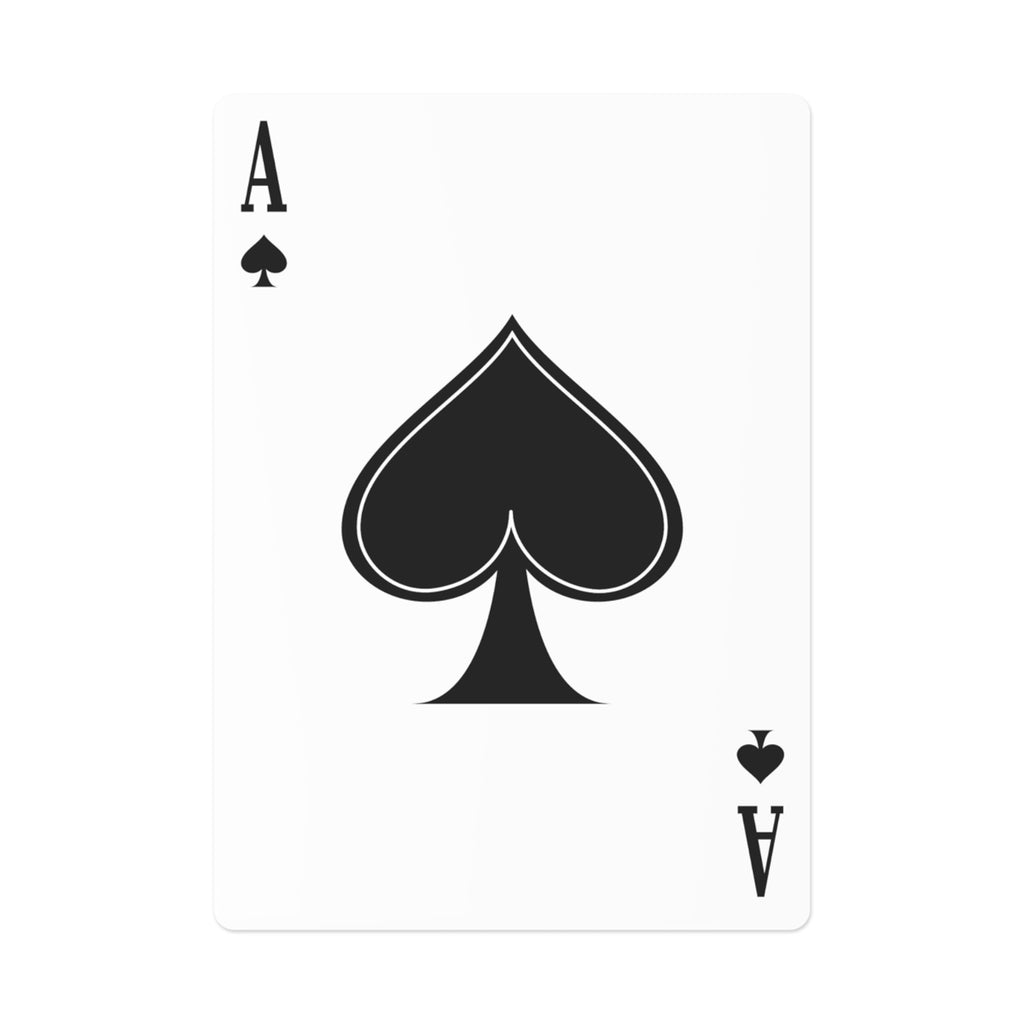 POV Motorcycle Sunset Poker Cards