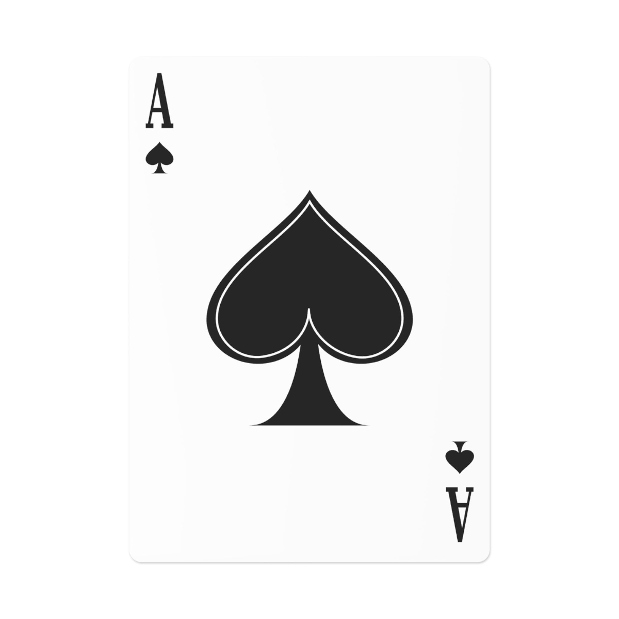 POV Motorcycle Sunset Poker Cards
