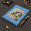 Tropical Parrots Journal | Hardcover Matte Notebook, Botanical Bird Illustration