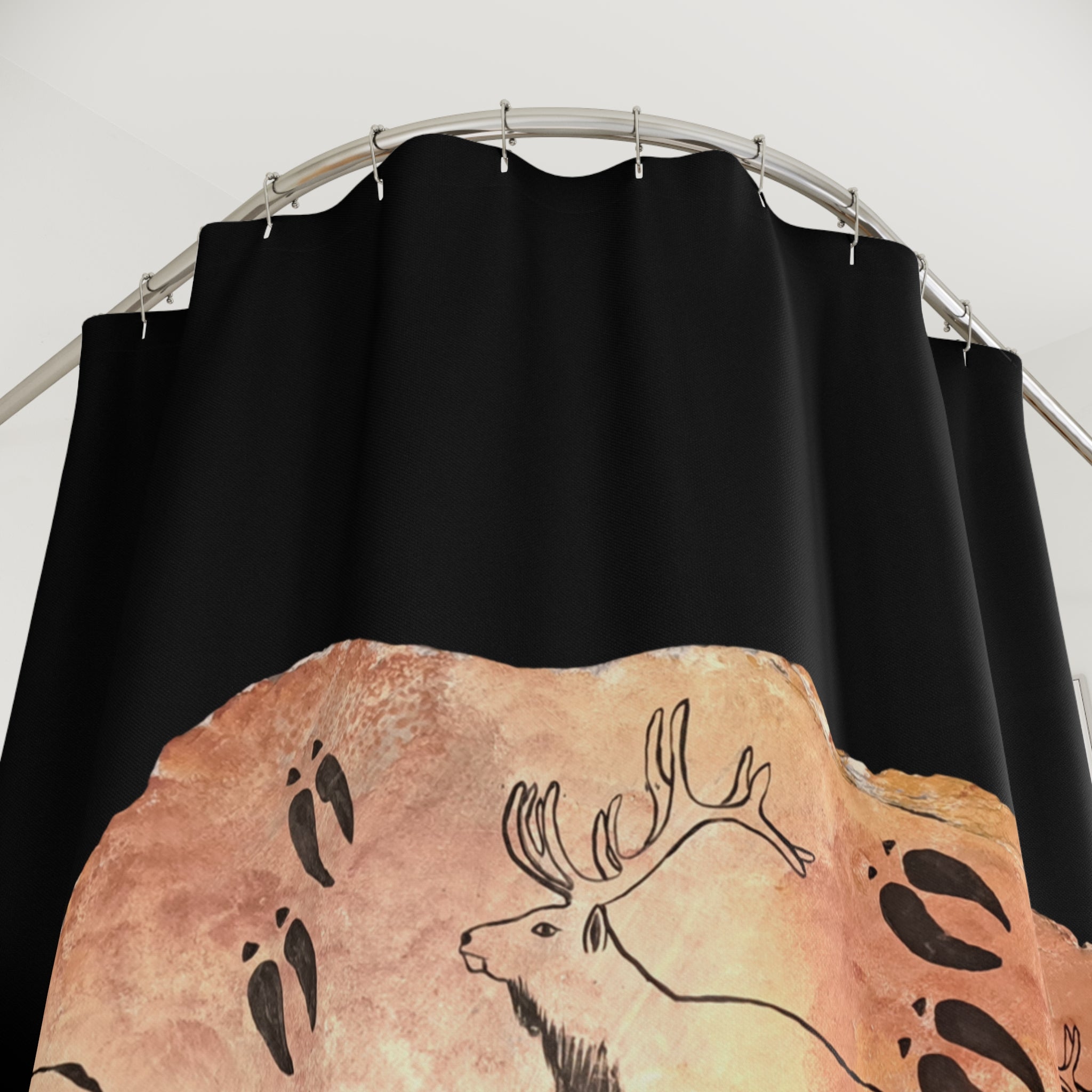 The Fragment — Neanderthal Cave Painting Shower Curtain
