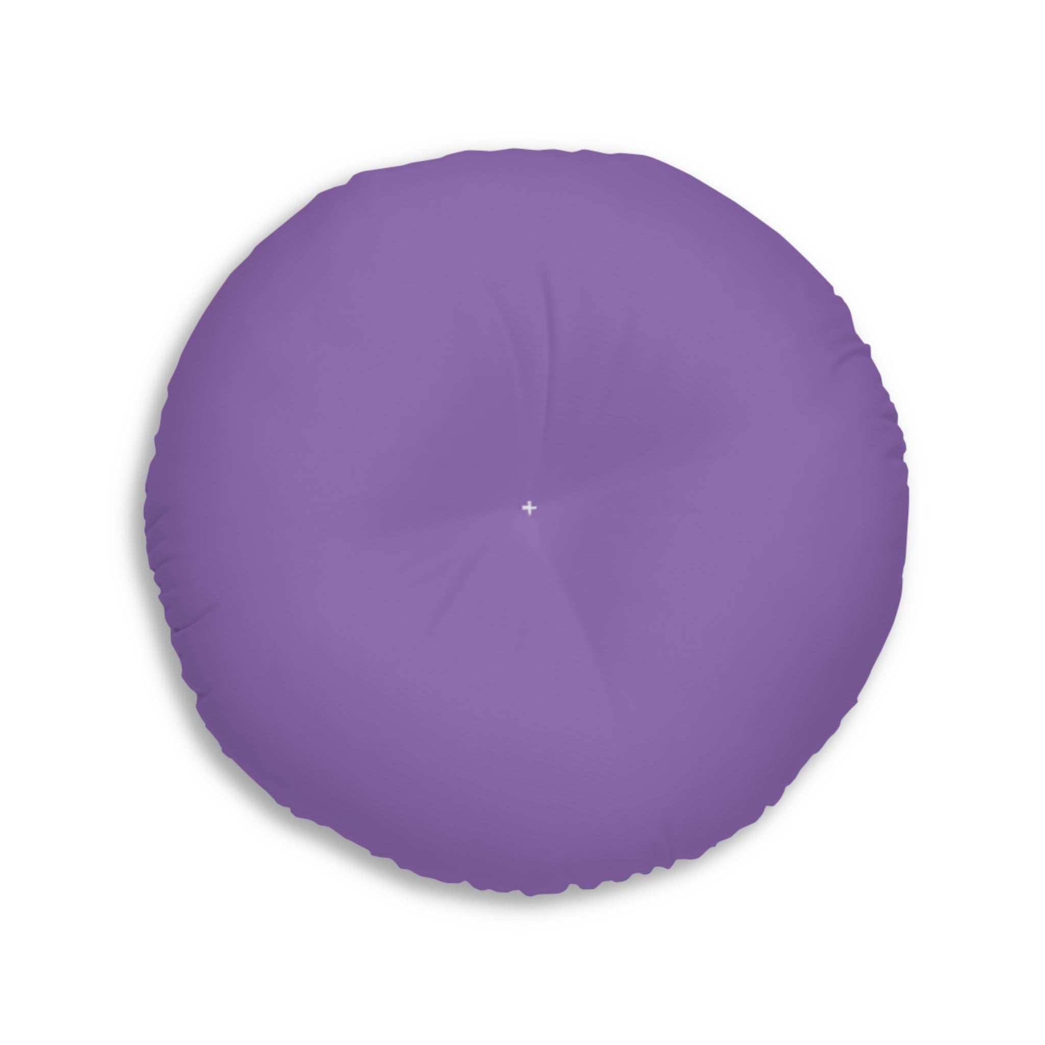 Purple Rose — Round Tufted Floor Pillow