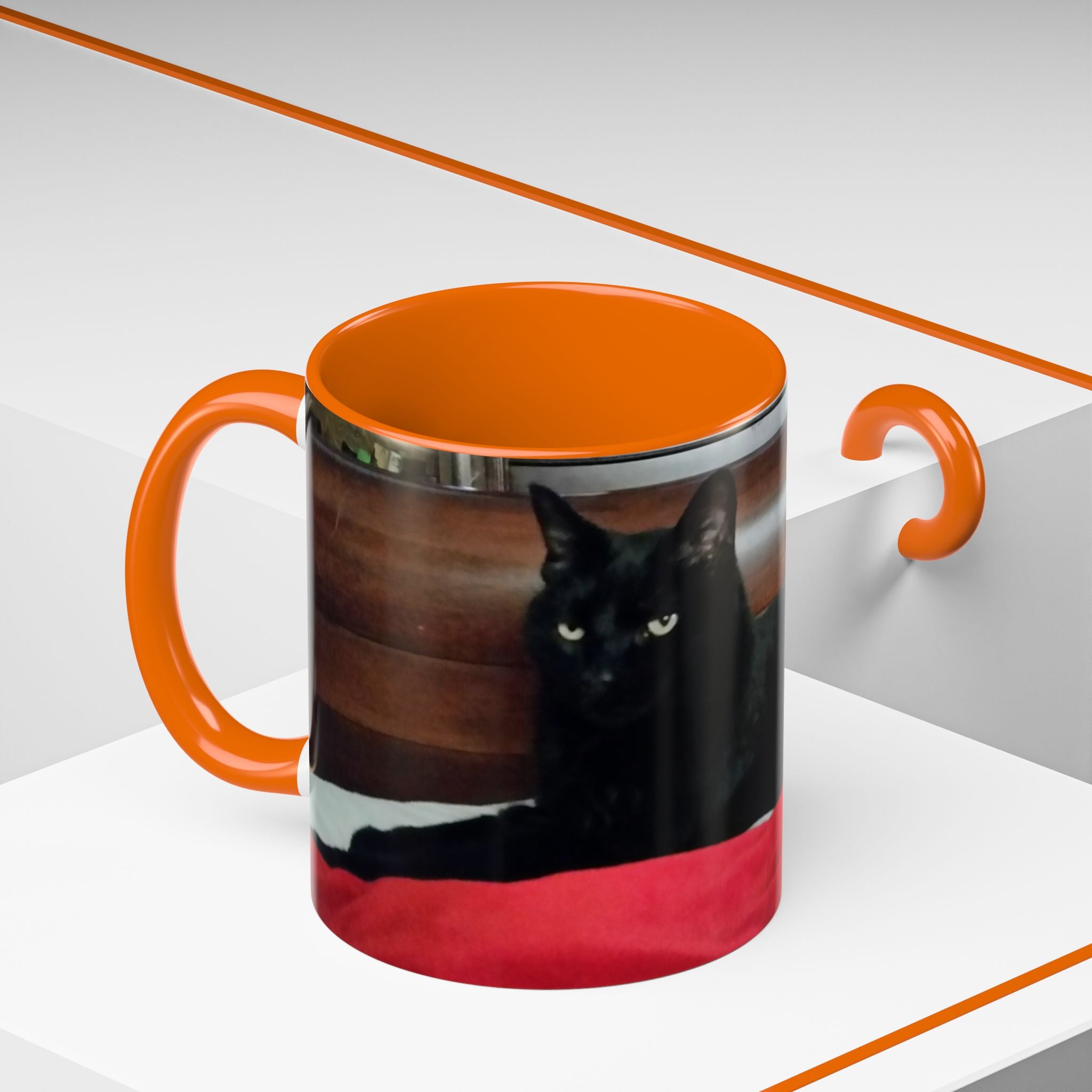 Put Your Pet in Print! — Cozy Cat Photo Mug (11/15 oz)