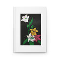 Floral Trio Hardcover Journal — Matte Botanical Notebook
